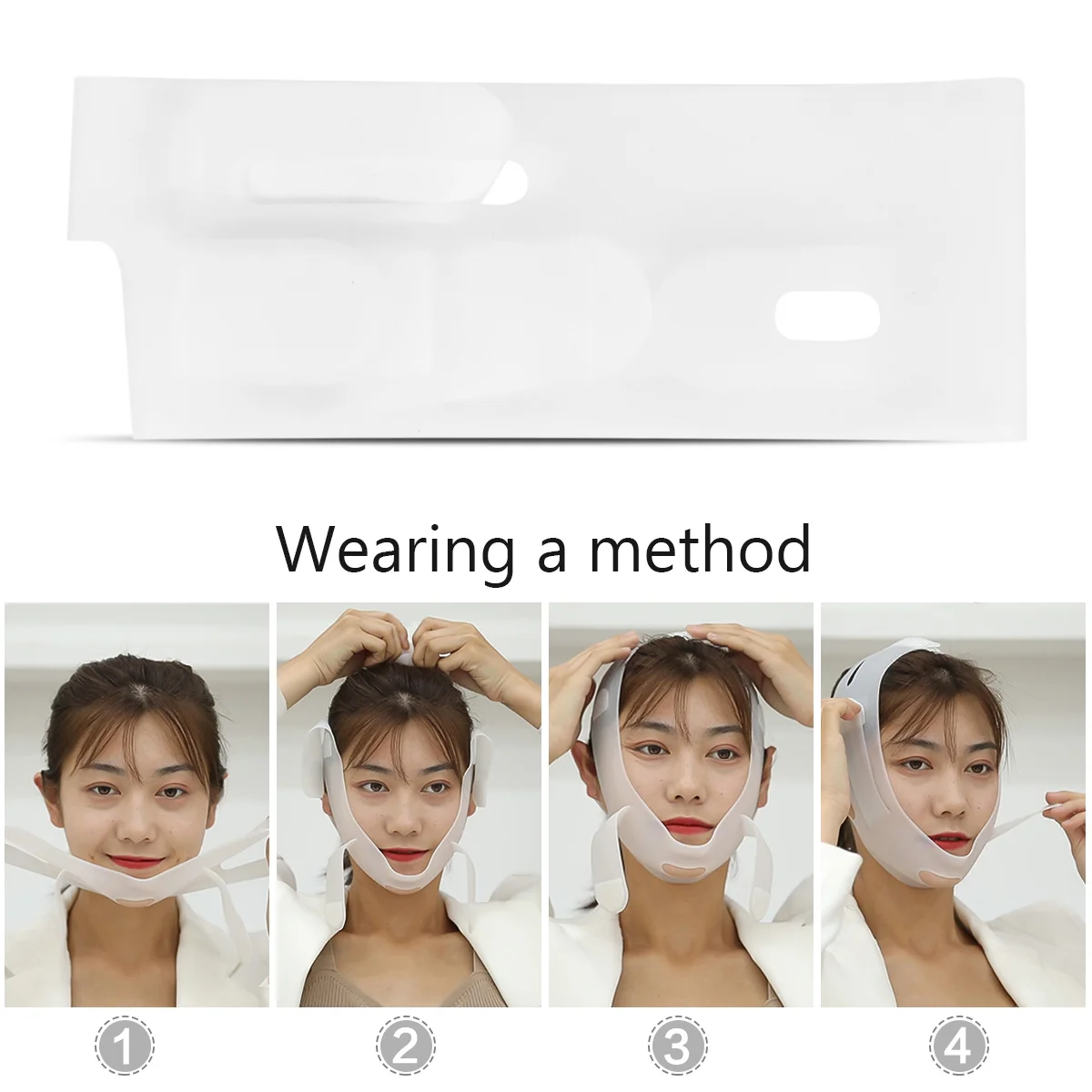 1Pcs Face Slimming Belt Silicone Face Lifting Band Anti-Aging Chin Cheek Mask Lift Tighten Wrinkles Double Chin