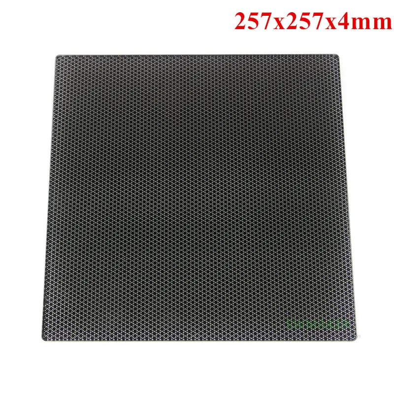 

Square 257x257x4mm Carbon Crystal Glass Platform Anti-warping Edge For Bambu Lab X1 P1P 3D Printer Parts