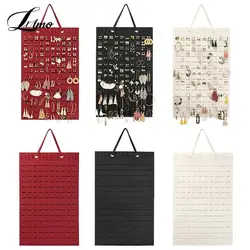 Earrings Hanging Organizer Wall Earring Holder Soft Felt Hanger For Jewelry Necklace Earring Rings Display Holder Stand