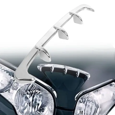 혼다 골드윙 GL 1800 2001-2011 크롬 GL1800 골드 윙 Motrocycle 장식 액세서리 페어링 스쿠프 에어 벤트 덕트 트림