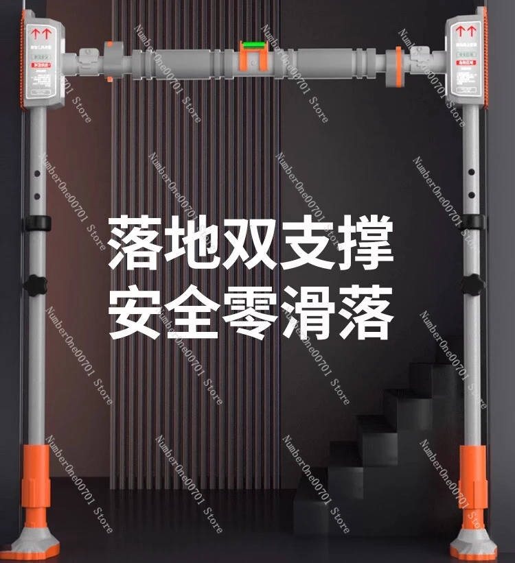 

Pull-Up Bar Single Bar Door Stretch Bar Indoor Home No-Drill Fitness Family Door Frame