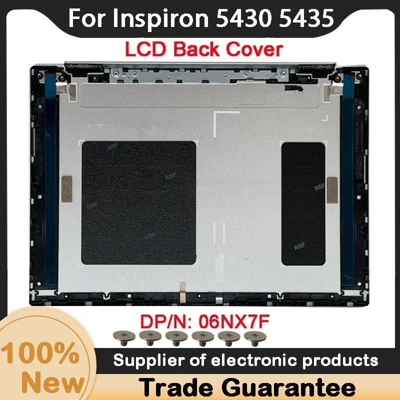 Funda trasera LCD para Dell Inspiron 5430 5435, cubierta inferior 06NX7F 6NX7F, 0KKNJY/0FPV6V, novedad