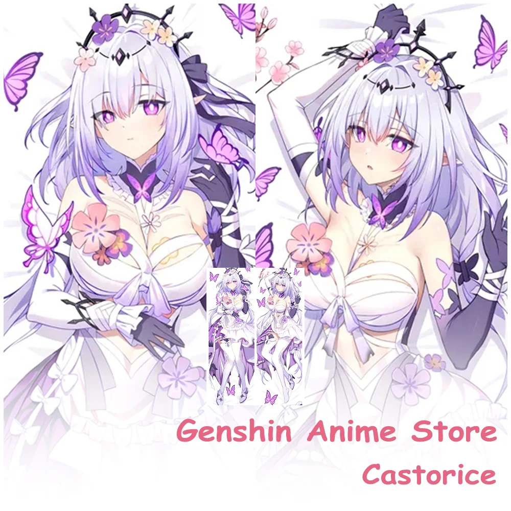 

Cartoon Castorice Body Dakimakura Cover Cosplay Props Anime Double-Sided Printed Honkai: Star Rail Castorice Otaku Pillow Cover