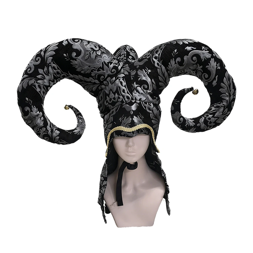 

Новый карнавал в Венеции, необычный шут клоуна, большая треугольная шляпа, жаккардовая шляпа клоуна ручной работы, аксессуары для Хэллоуина, 7 цветов