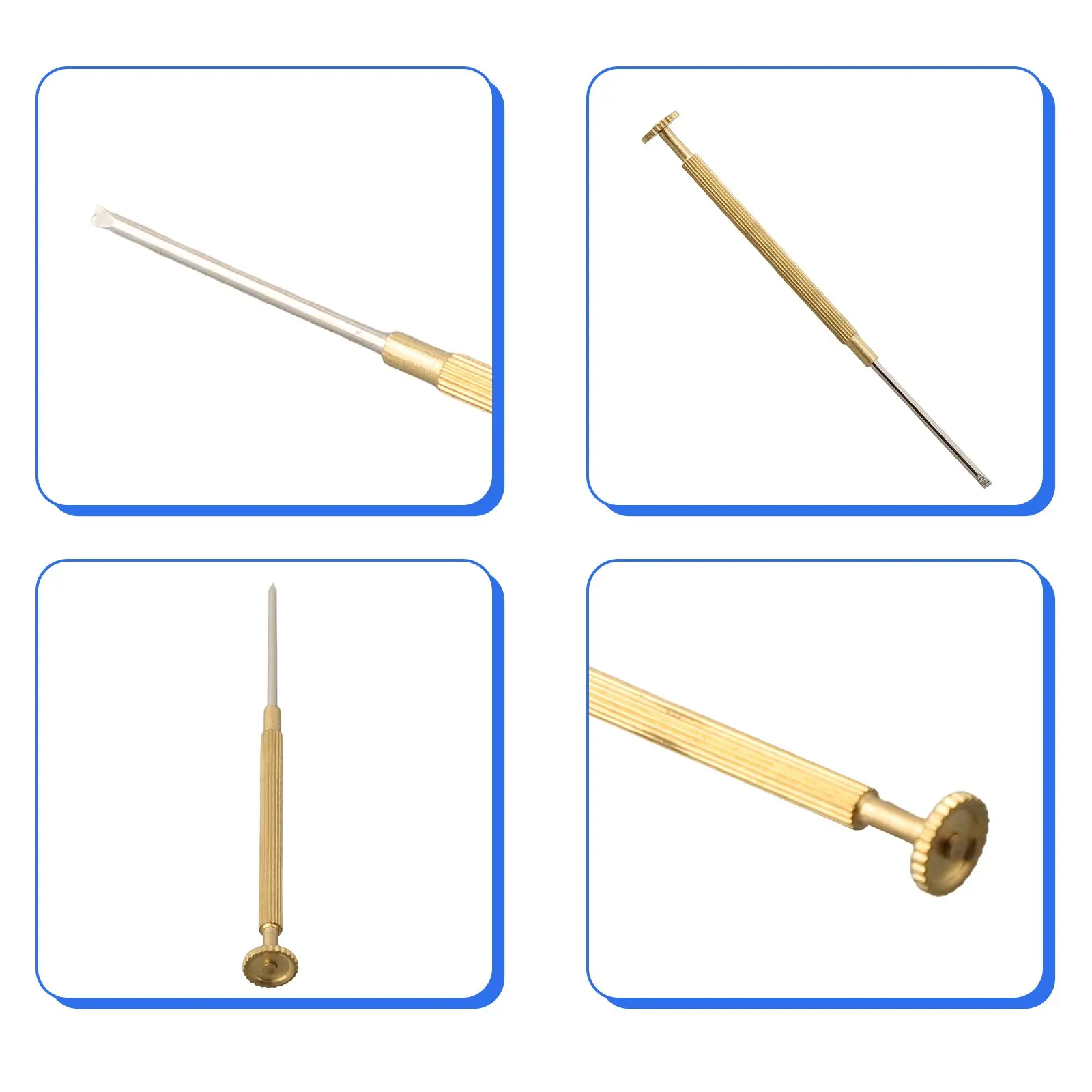 1.0 1.2 1.4 1.6 Precise Slot Screwdrivers Flat Blade For Watch Phone Computer Parts Copper Repair Tool Disassembly Hand Tools