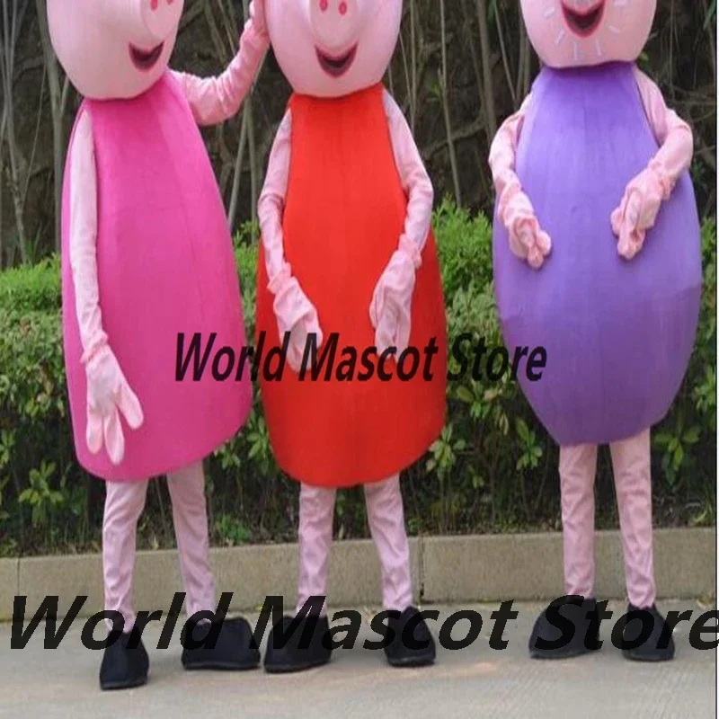 Anime Pig Cosplay Mascot Costume Cartoon Pigs Cosplay Costume Halloween Character Birthday Party Furry Apparel Christmas Maskote