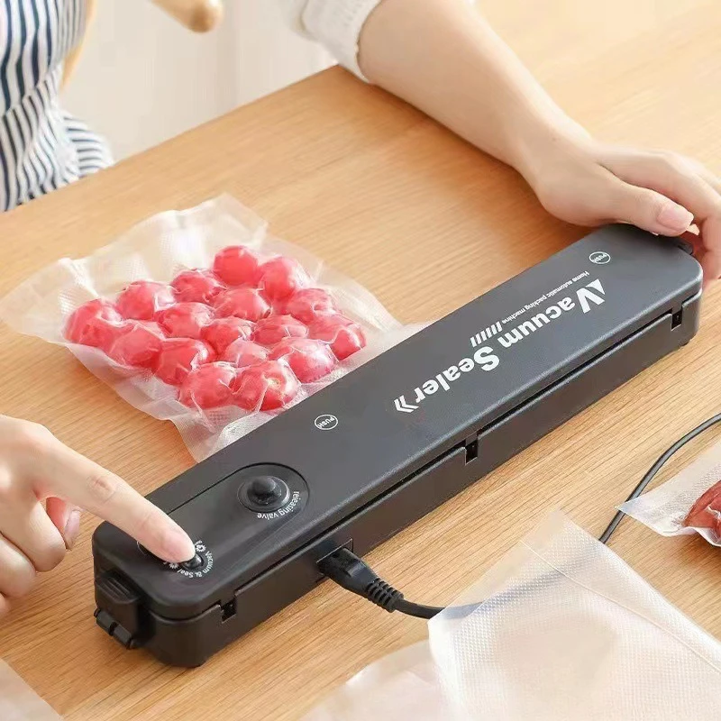 

Небольшая бытовая вакуумная упаковочная машина, полностью автоматическая машина для хранения свежести, упаковочная машина для кухонных продуктов