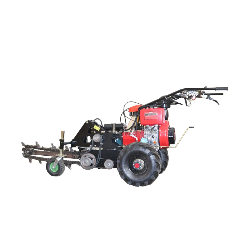 

15hp Engine Digging Depth 60cm -100cm Trencher Mini /mini Trencher for Pipelines Laying Works