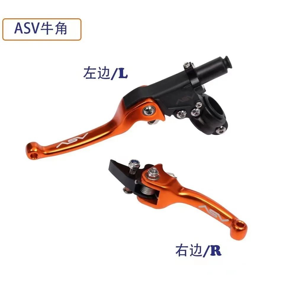 Motorcycle CNC Clutch ASV Folding Brake Clutch Lever Set For KTM Honda Kawasaki Yamaha XR50 Pit Dirt Bike ATV Quad Motocross