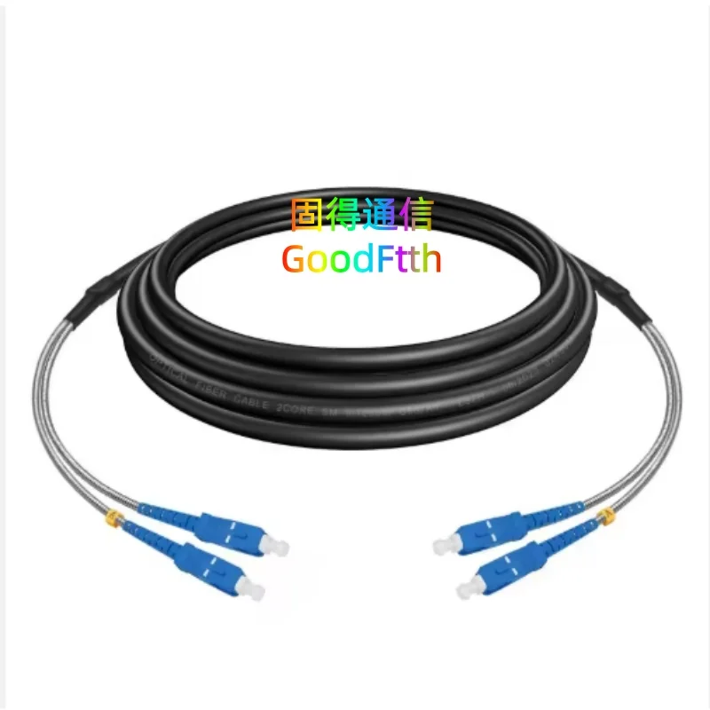 

Оптоволоконный патч-корд CPRI FTTA SC-SC UPC G657A2 SM, 2-жильный кабель GoodFtth