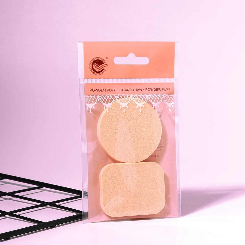 Round BB Cream Wet Puff Dry and Wet Sponge Air Cushion Powder Base Makeup Cotton Beauty Tool