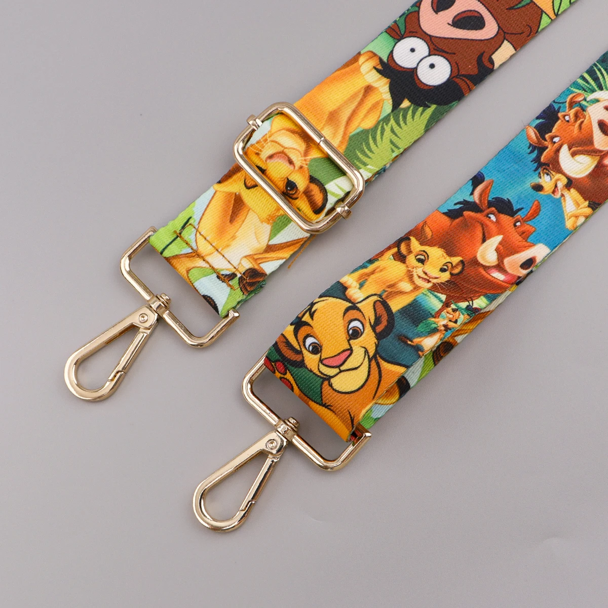 Cool Cartoon Lion Bag Strap Woman Straps for Crossbody Messenger Shoulder Bag Accessories Adjustable Belts Straps Handbag Strap