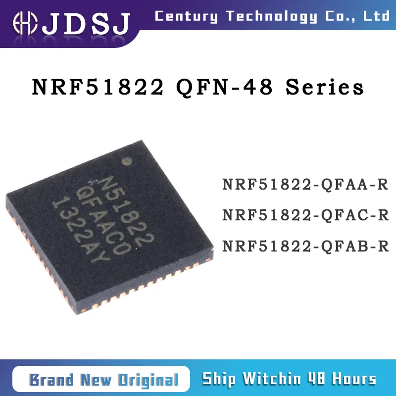 5PCS NRF51822-QFAA-R NRF51822-QFAC-R NRF51822-QFAB-R Brand New Original Chip