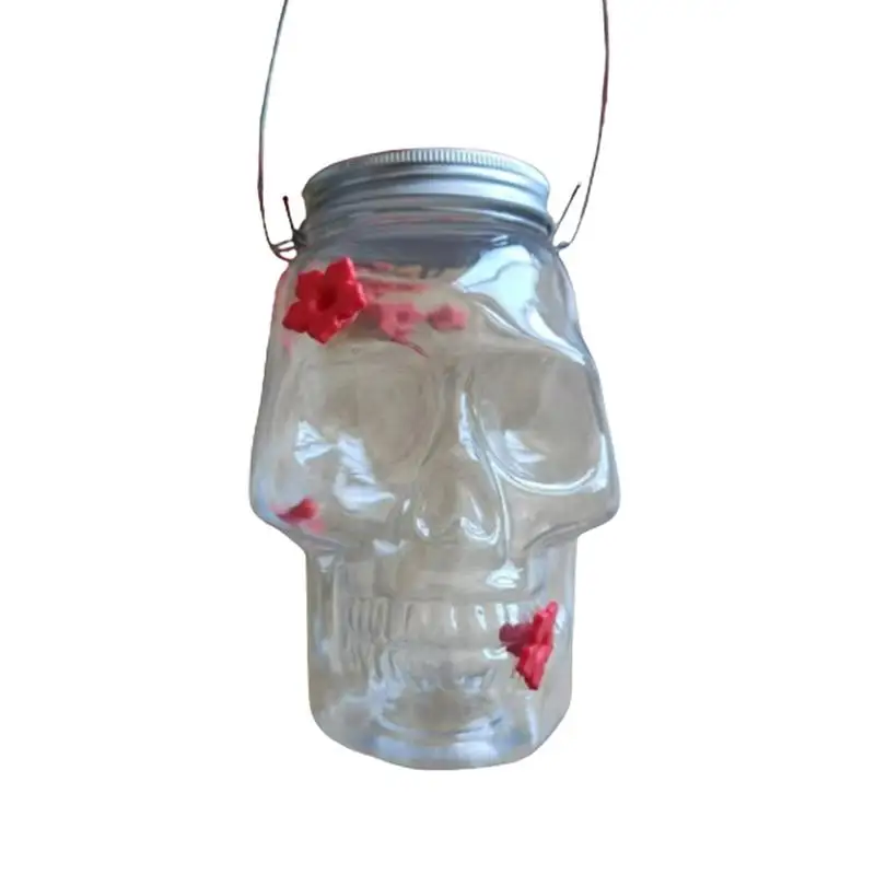 Hummingbird Feeder Birds Feeders For Outside Skull Shaped Weather And Water Resistant Bird Feeders Outside Garden Halloween