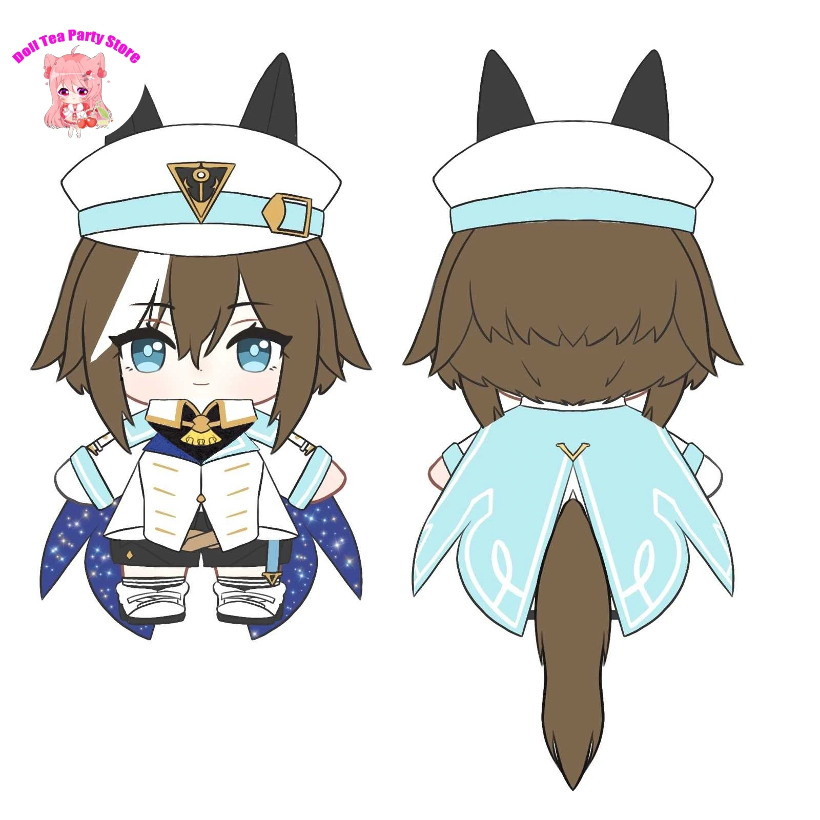 

Anime Umamusume: Pretty Derby Cheval Grand Plush Doll Toy Stuffed Pillow Dress Up Cosplay Figures 20cm Birthday Gift