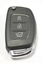 RFC 3 Button Flip Key Case Car Key Shell Case Flip Folding Shell 3 Button Case For Hyundai I10 I20 I40 IX35 Santa Fe Remote Fob