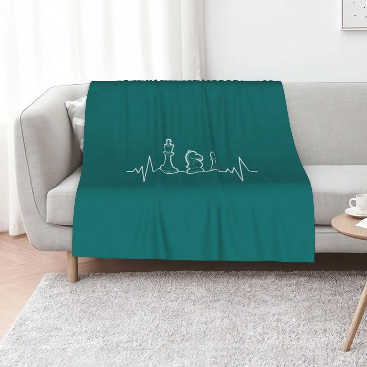 Chess Heartbeat Gift Chess Master Chess Club Throw Blanket Decorative Sofa Moving Loose halloween Winter beds Flannels Blankets