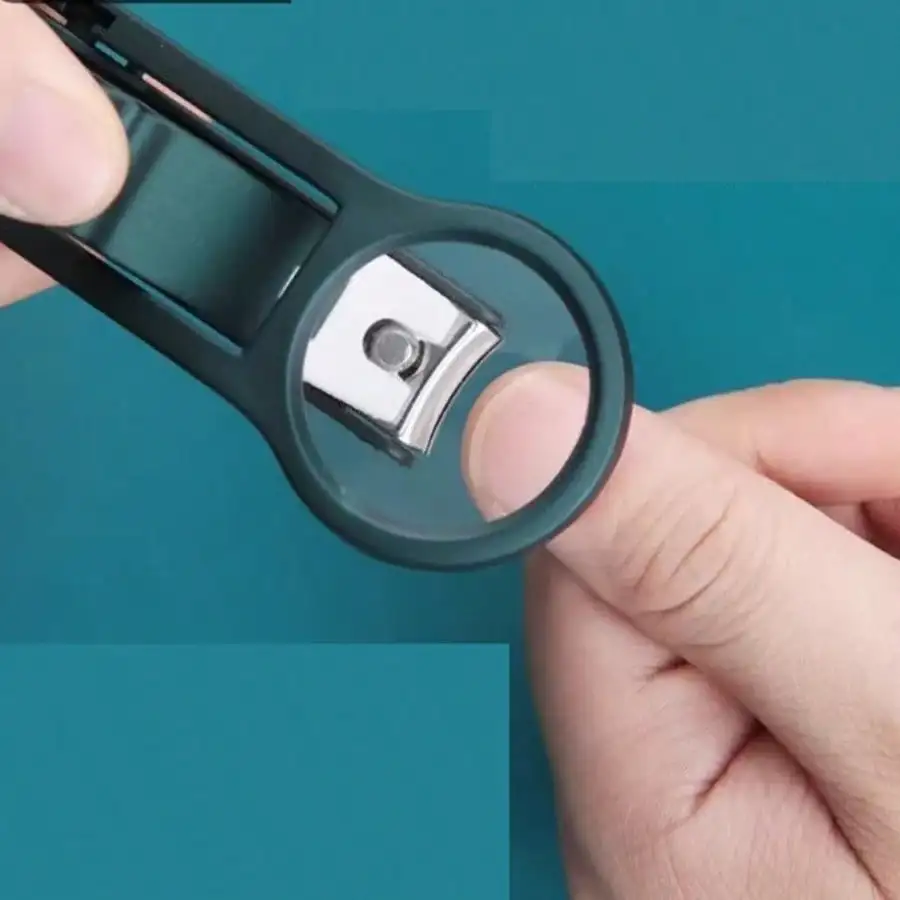 

Регулируемая линза-увеличитель для стрижки ногтей, эргономичный дизайн с защитой от брызг, бережная и точная стрижка для пожилых людей и взрослых