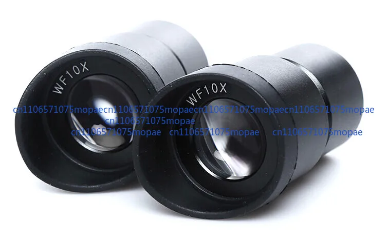 2 pcs widefield WF10X Microscope Eyepieces 30MM with Eyecup Eyeguard