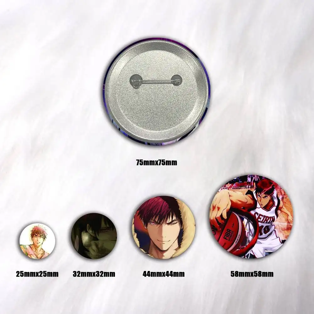 Anime Taiga Kagami Creative Round Button Badges Cute Pin Brooch for Backpack Clothes Lapel Jewelry Accessories Friends Gift