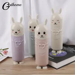 Cute Cartoon Toothbrush Storage Box Portable Outdoor Travel Tooth Brush Protect Case Bathroom Toothbrush Organizer