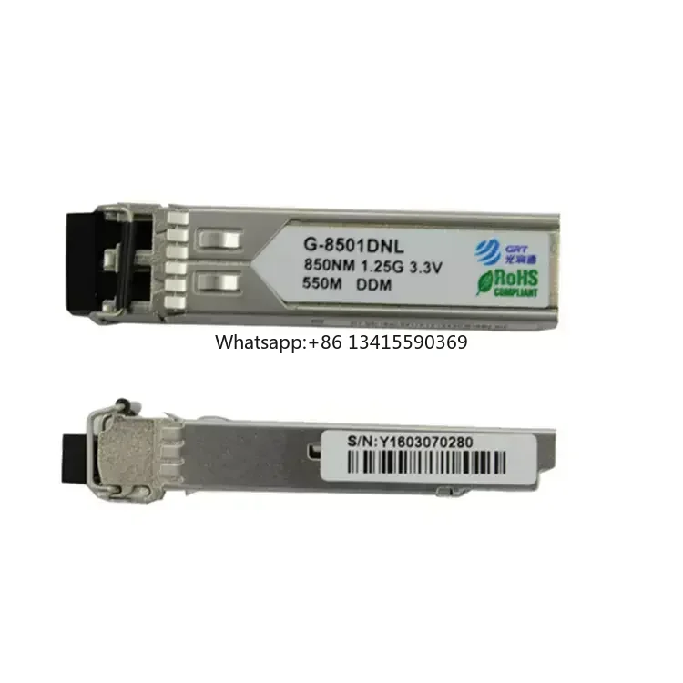 

Gigabit 1000SX (LC) Multi-mode SFP 550m 850nm Optical Fiber Transceiver
