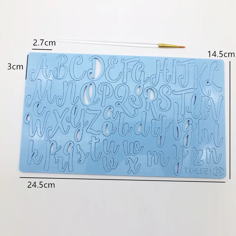 New Cake Tool Arabic Capital/Alphabet/Number Embossed Cutter Mold Letter Cake/Cookie Cutter Stamp Fondant Cake Decorating Tools