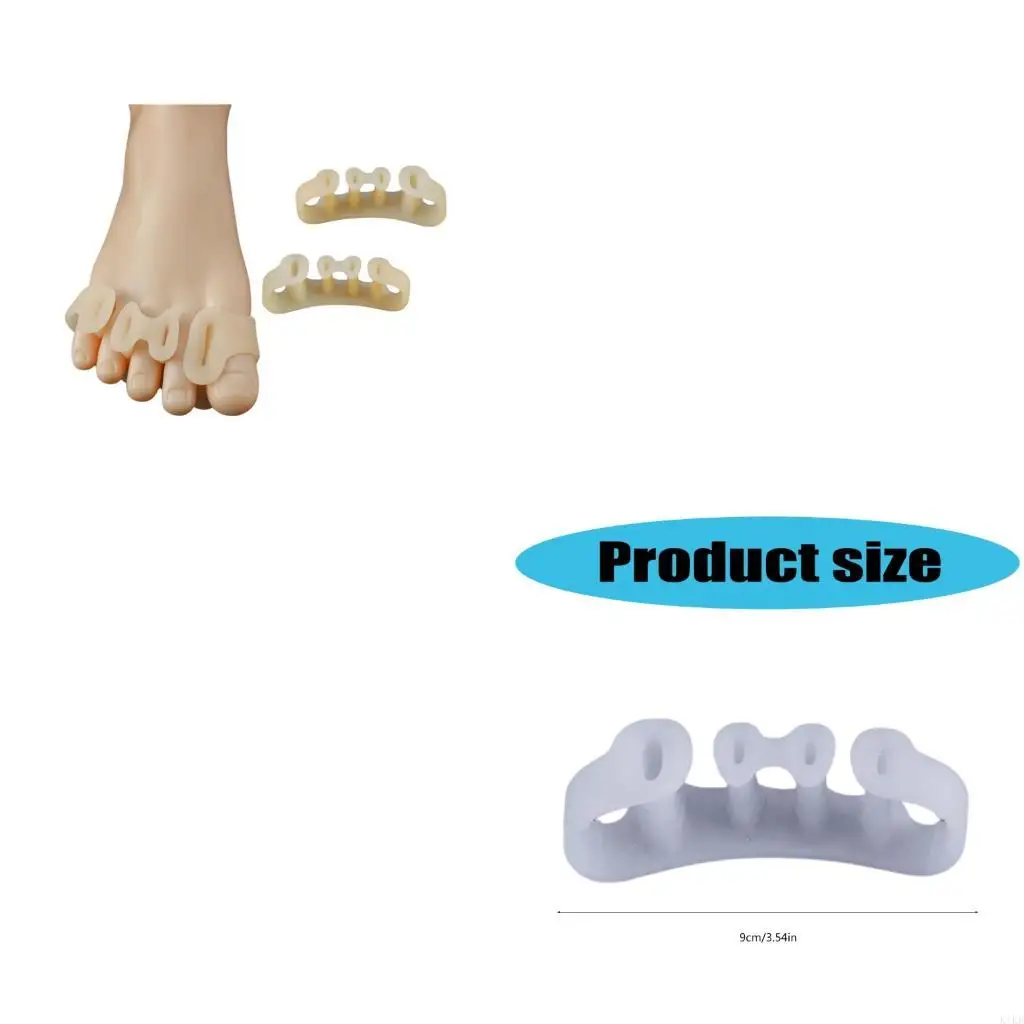فاصل أصابع القدم لتصحيح تداخل أصابع القدم وتخفيف مصحح 5 فتحات #1