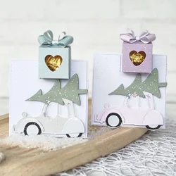 New Craft metal cutting dies cut die mold Christmas tree gift car Scrapbook paper craft knife mould blade punch stencils dies