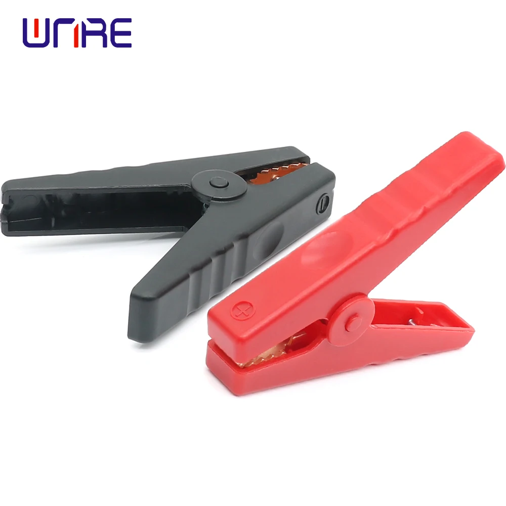 1Pcs Car Starting Power Clip Battery Starting Clip Alligator Clip Pure Copper Large-sized Thickened Battery Clip