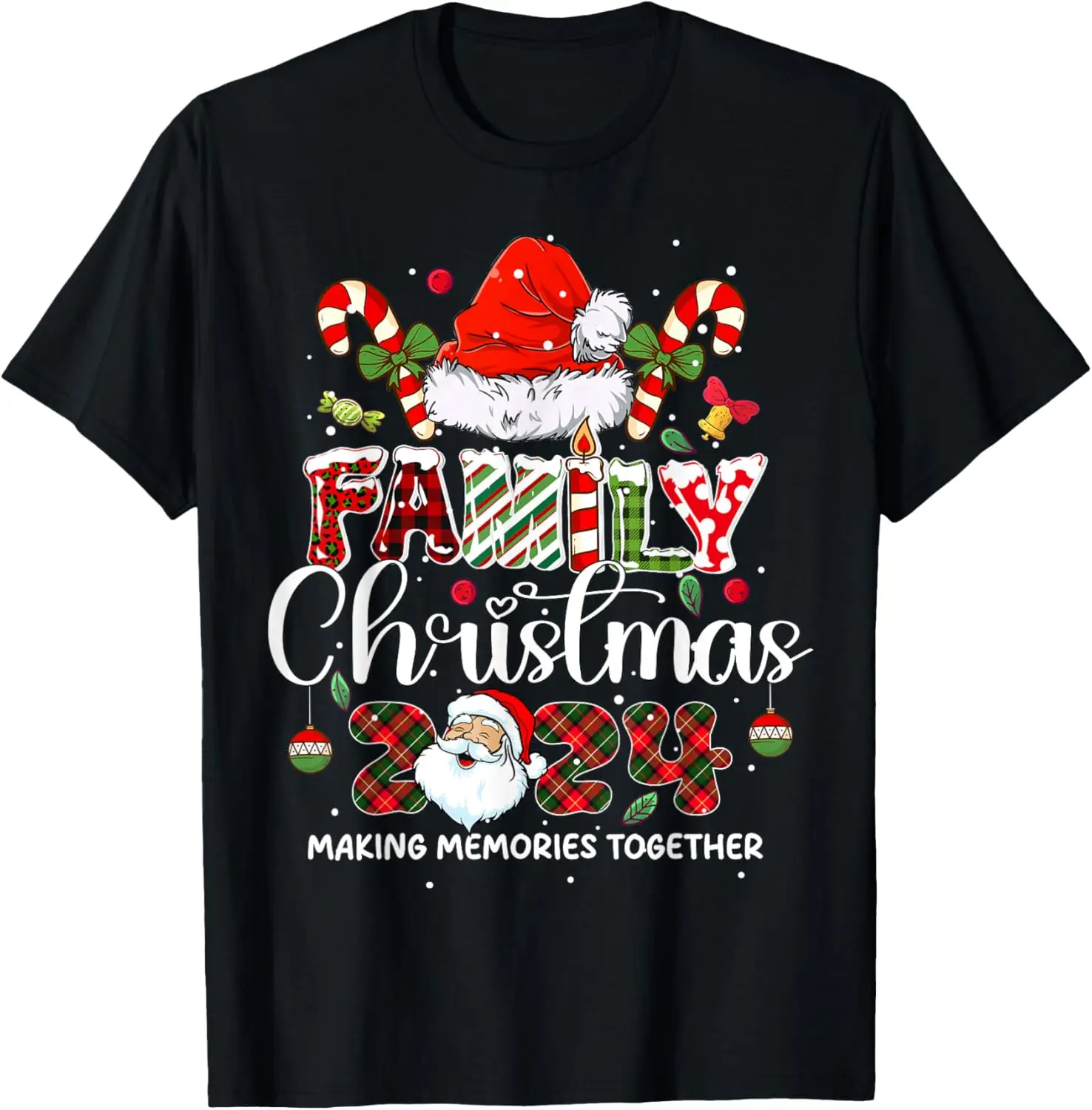 

Family Christmas 2024 Matching Family Christmas Xmas Squad T-Shirt