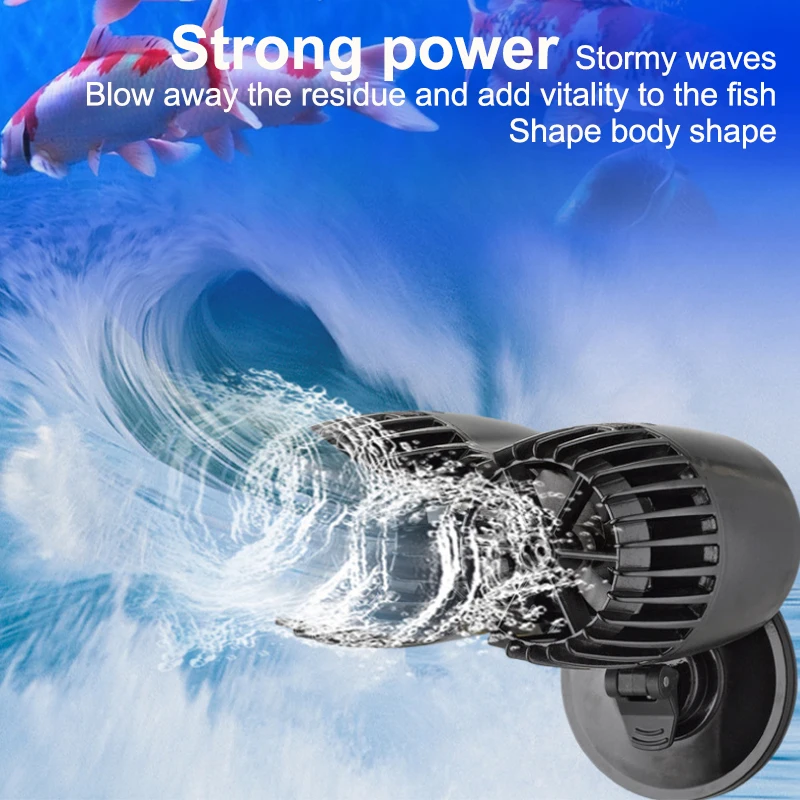 New! Single Head Wavemaker Water Pump For Aquarium Fish Tank Submersible Aerobic Pump 3W Water Circulation Pump Flow Surf Pump