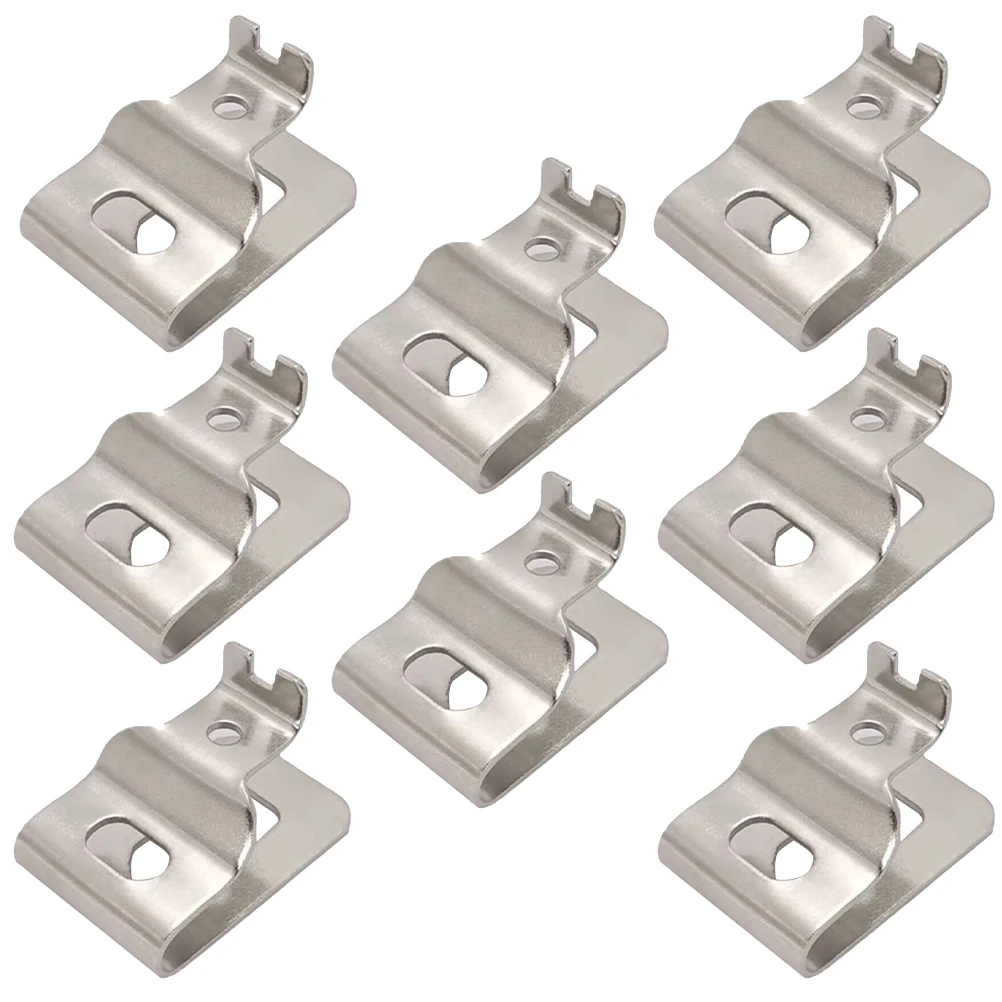 

8pcs 20V Power Tool Waist Buckle Belt Clip Durable Stainless Steel Drill Holder Hook for Tool Belt Tape Measure Holder Compact