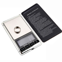 DS-16 Mini Jewelry Scales 200g/0.01 500g/0.1 Stainless Steel Platform Lightweight LCD Display Digital Pocket Scale with Tray