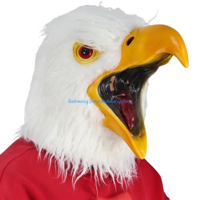 573B Detailed Bird Role Play Mask With Matching Gloves For Theme Parties