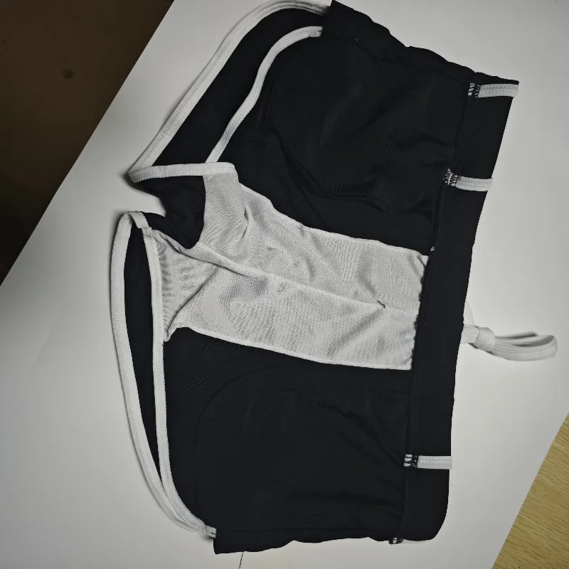 2026Fashion color matching men's underwear low-rise men's swimming trunks soft, light and breathable boxer shorts 4008-DK