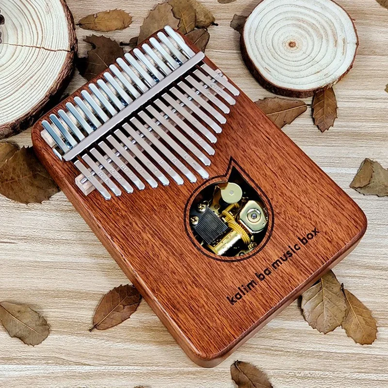 Wooden Kalimba 17 Keys Professional Mini Thumbs Piano Children Adults Tuning Keyboard Portable Music Instrument Rare Kids Gift