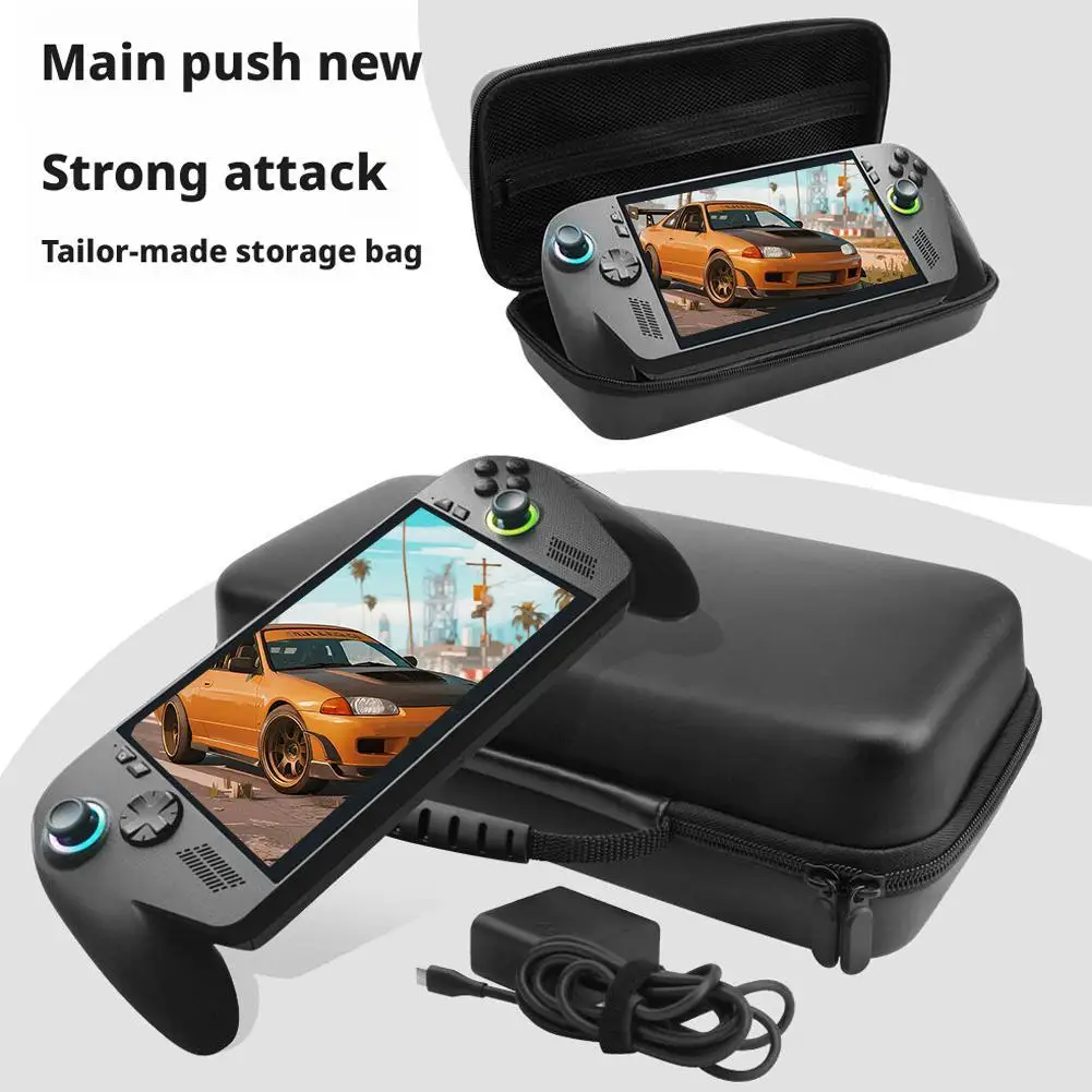 

Портативная сумка для хранения для ROG Ally X PU, водонепроницаемая/ударопрочная/анти-осенняя сумка, чехол из ЭВА, аксессуары для игровой консоли