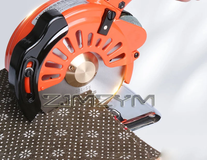 Industrial Electric Scissor Handheld Round Blade Cutting Cloth Machine Silent Servo Direct Drive Electric Knife Adjustable Speed