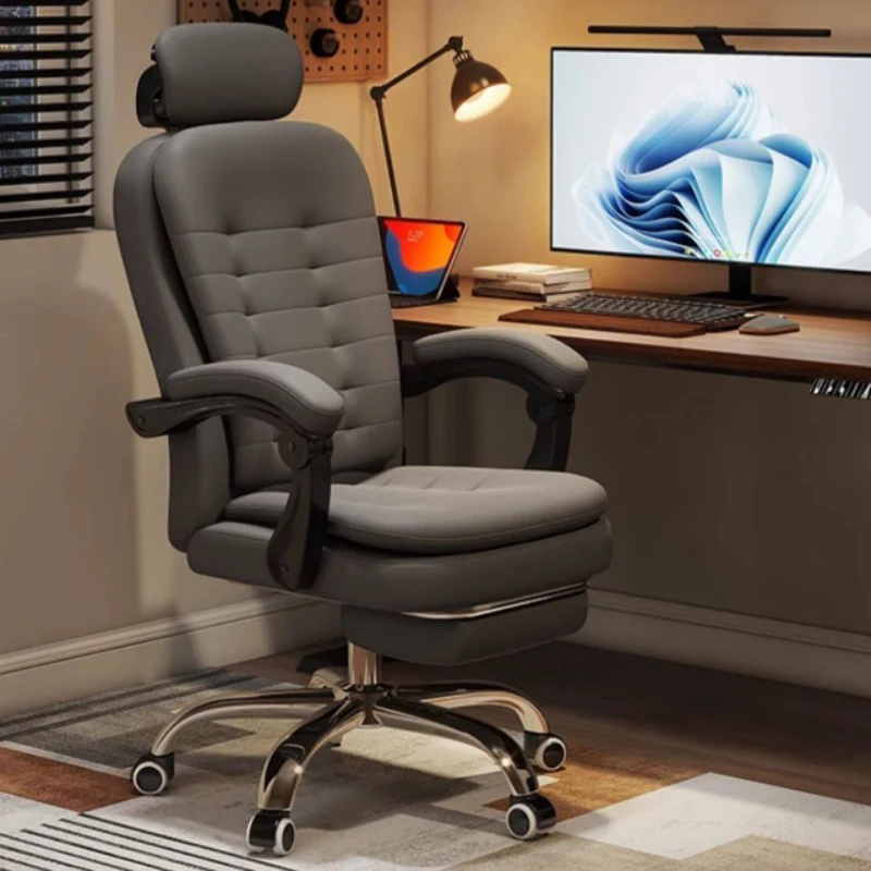 

Кресло-реклайнер, офисное кресло, эргономичное удобное офисное кресло, роскошное кожаное кресло на колесиках, Cadeira De Escritorio, офисная мебель