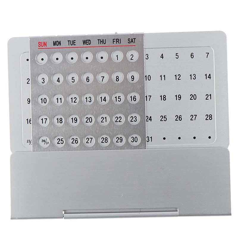 【A】1 Pcs Metal fabrication 100 Years Perpetual Calendar School Office Supplies