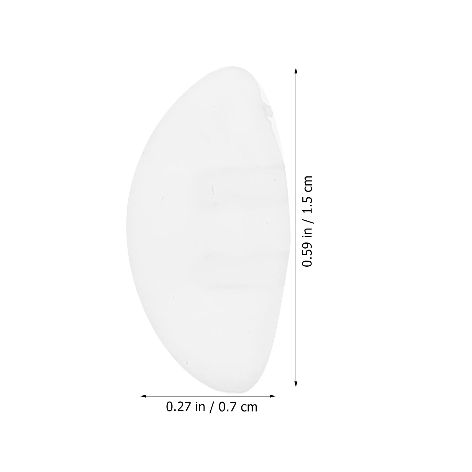 10 paires de plaquettes nasales en Silicone, accessoires de lunettes antidérapants, pièces de rechange confortables et durables