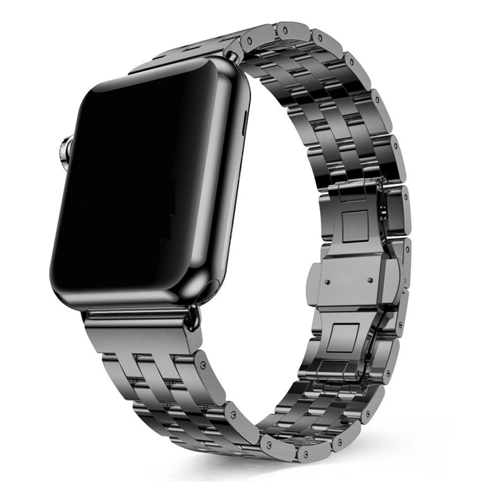 Link Bracelet for 2019 Apple Watch 5 44mm 40mm band Solid Stainless Steel Metal for iwatch strap 4 3 2 correa 42mm 38mm pulseira