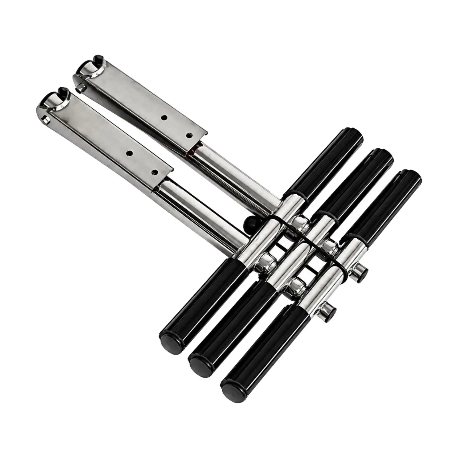 Telescoping Marine Boarding Ladder Compact Marine Boarding Ladder with Textured Steps Sturdy for Yacht Deck