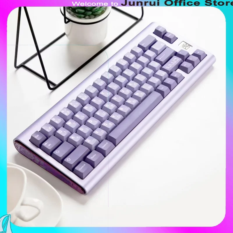 

Dareu Chaosera X Cupid 65 Mechanical Keyboard 2 Mode Bluetooth Usb/Type-C Rgb Gasket Alloy Cnc Customized 65keys Keyboard Gift