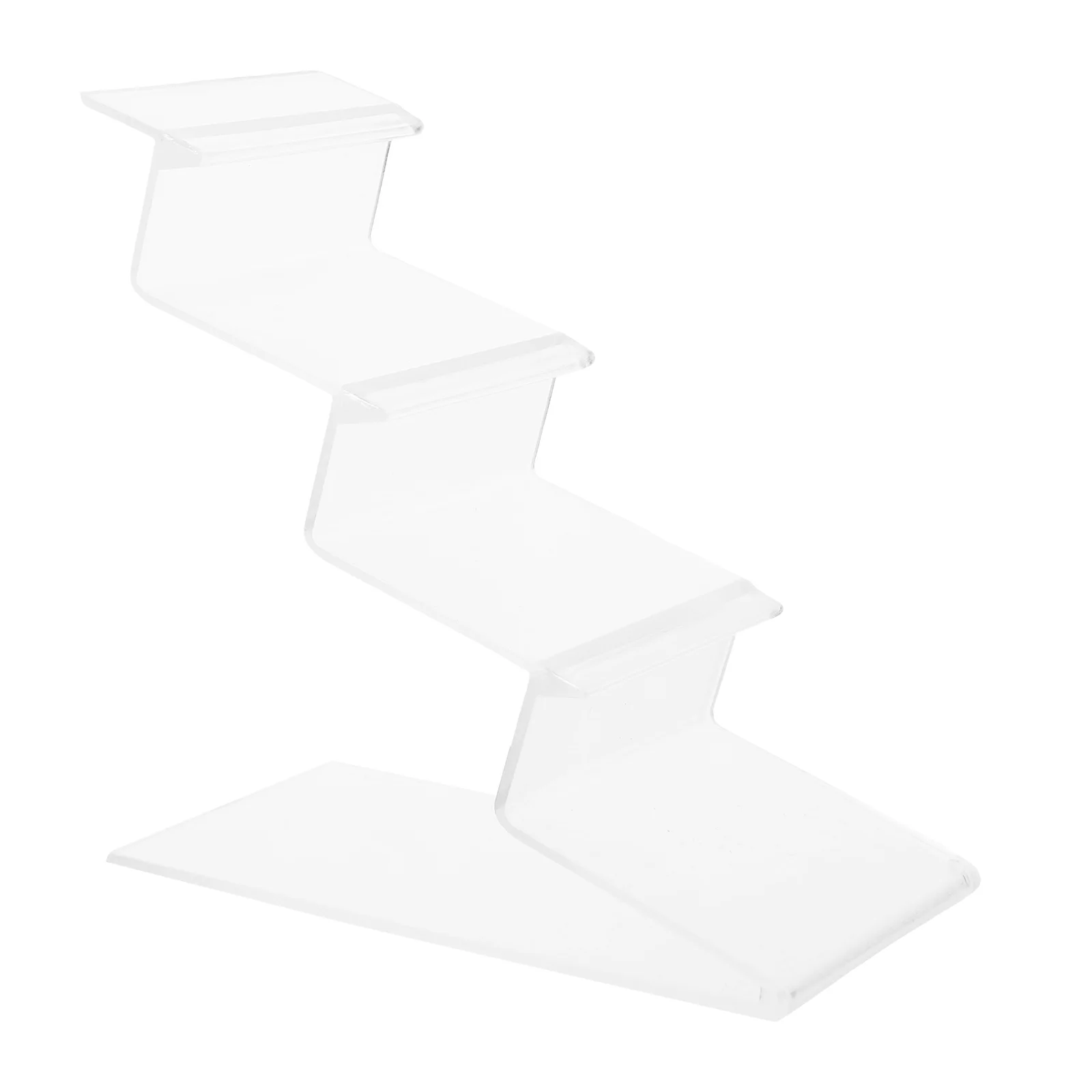 

Acrylic Wallet Holder Shelf Transparent Purse Stand Rack 3 Layers Wide 7CM Display ganizer for Handbag Storage