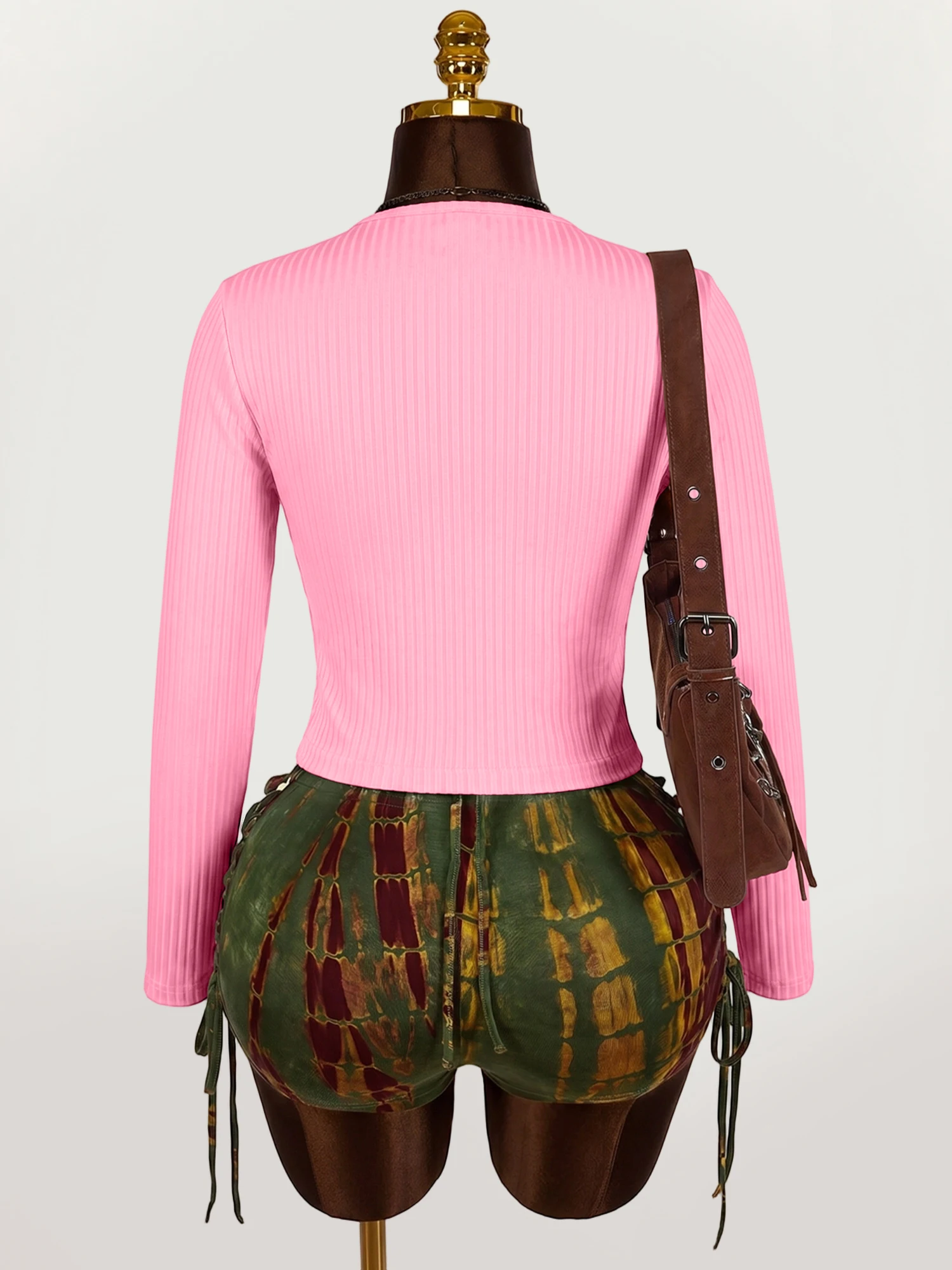 Women Solid Ribbed Knit Cropped Cardigan Open Front V Neck Long Sleeve Slim Fit Shrug Casual Layering Outerwear