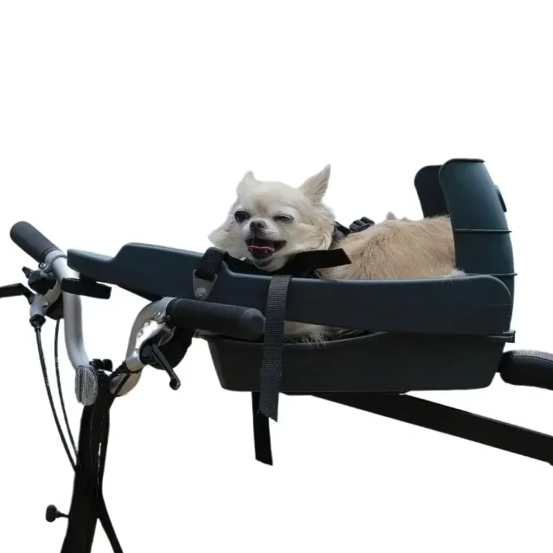 ZHAYA Portable Foldable Pet Bike Basket Carrier for Small Medium Dogs Cats Safe Cycling Seat Front Rear Mount Travel Bag