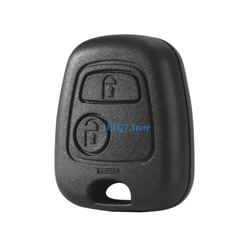 

37JE 2 Button Plastic Cover for 206 307 Remote Shell Replacement Case