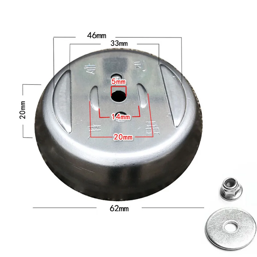 العالمي الفولاذ المقاوم للصدأ العشب الانتهازي شفرة قاعدة آلة تقطيع الفراشي شفرة معدنية 150 مللي متر لحديقة جزازة العشب الكهربائية الملحقات